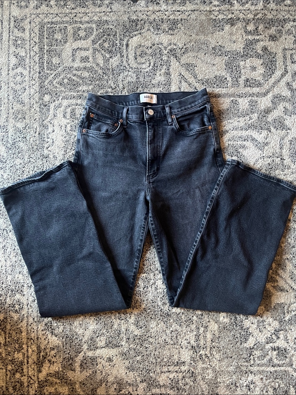 Agolde Black Harper Jeans - Picture 2 of 7